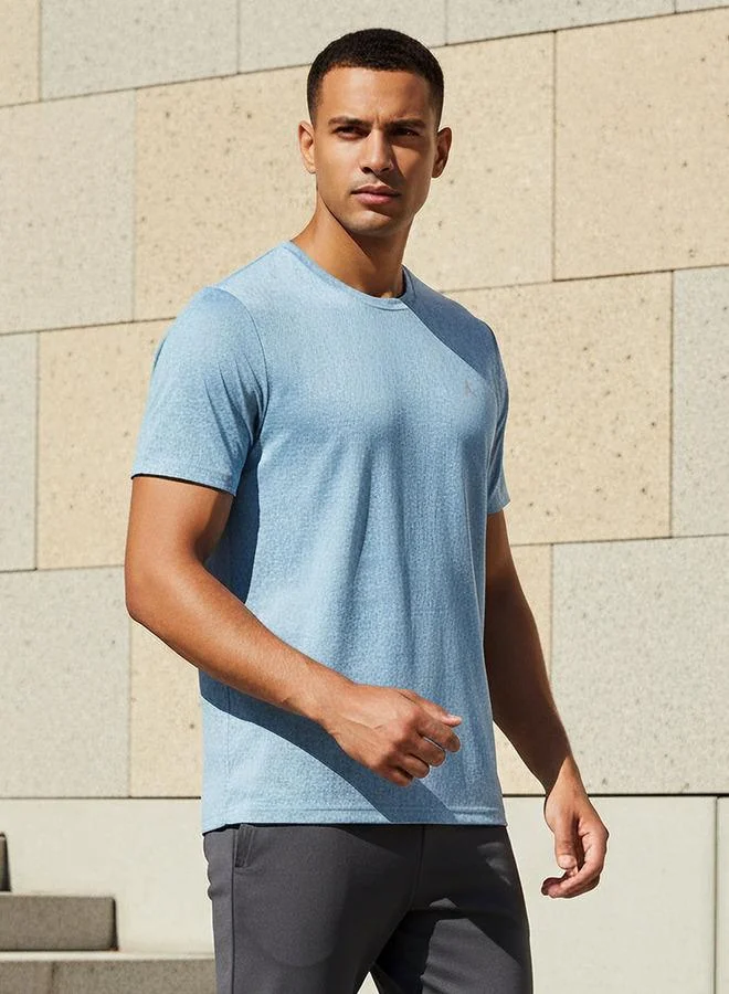 Men Textured Performance T-shirt