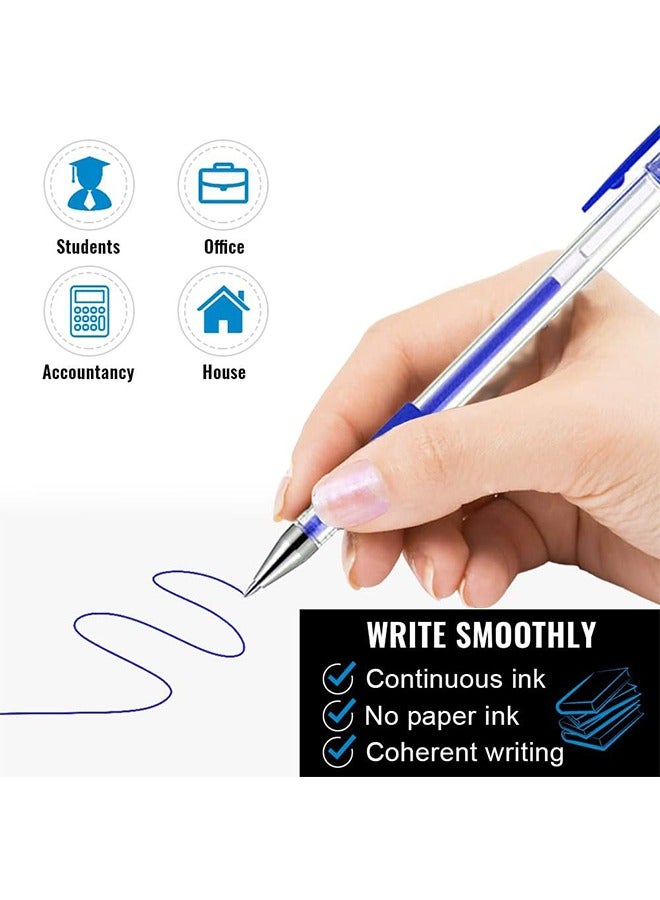 مجموعة 18 قلم جل حبر أزرق 0.5 مم، أقلام كاواي لطيفة، مثالية للاستخدام في المدرسة والمكتب - Image 4