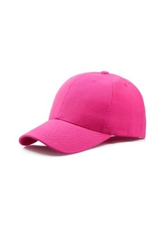 Plain fuchsia unisex cap