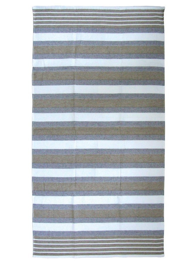 Athom Trendz Athom Living Light Weight Cotton Premium Bath Towel 75x150 cm Multi4 - Image 2