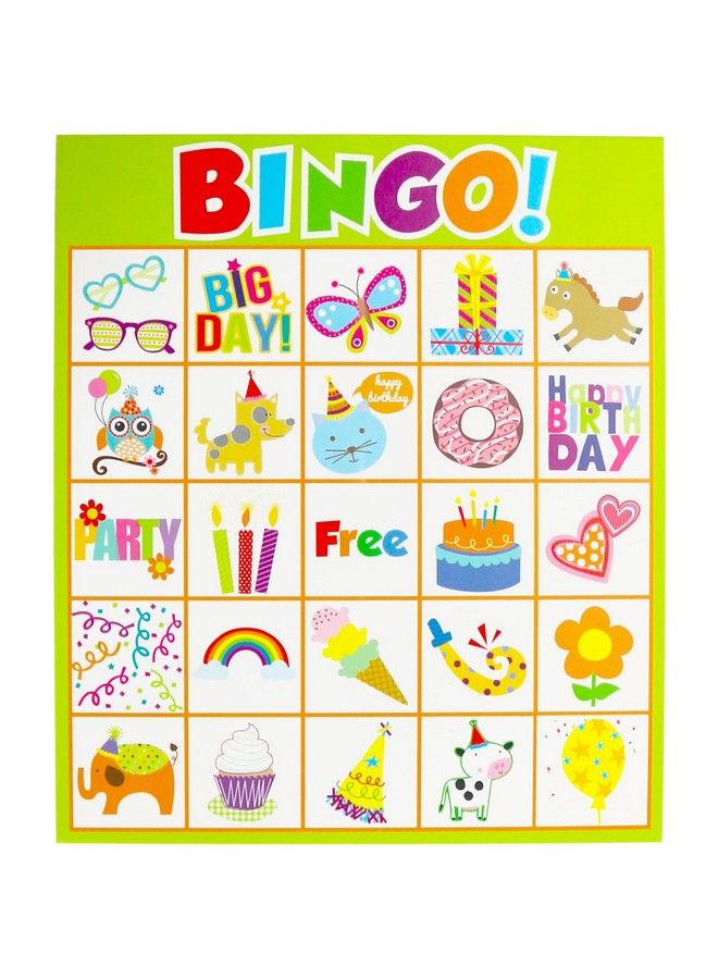Iconikal Happy Birthday 32 Player Bingo And Pin The Candles On The Cake Game Set - Image 5
