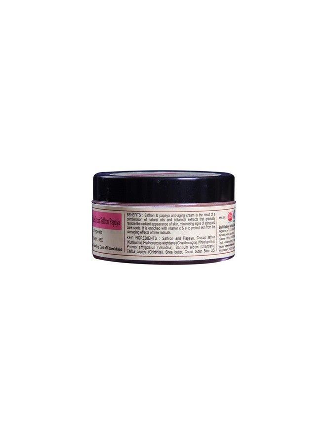 KHADI RISHIKESH Herbal Anti Wrinkle Cream Safron & Papaya For Facewrinkles Remover Creambrightening Lighteningskin Fine Line Reducing Cream=Day/Night Creamcombo Set Pack Of 50Gm X 2 (100Gm)With Keychain Free - Image 2