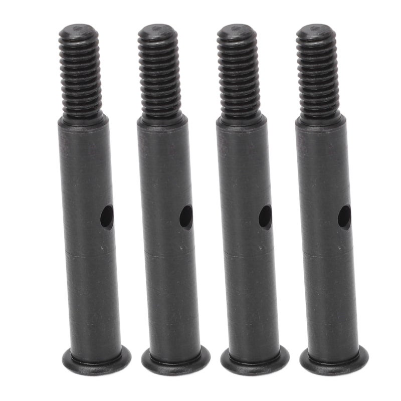 4Pcs RC Front Wheel Axle Steel 35mm Front Shaft Remote Control Car Accessories for Traxxas Slash 2WD Silver - Image 5