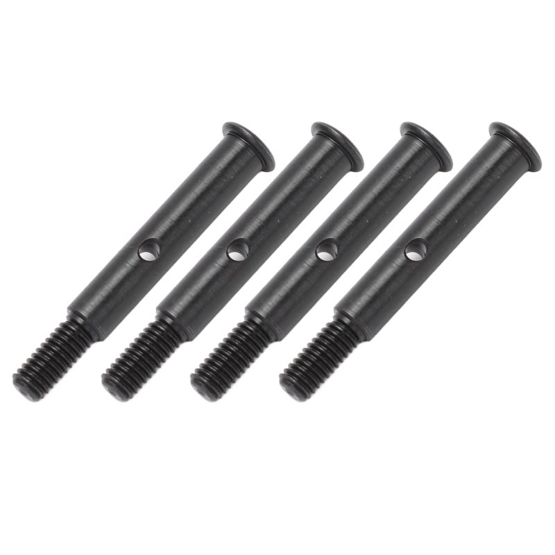 4Pcs RC Front Wheel Axle Steel 35mm Front Shaft Remote Control Car Accessories for Traxxas Slash 2WD Silver - Image 1