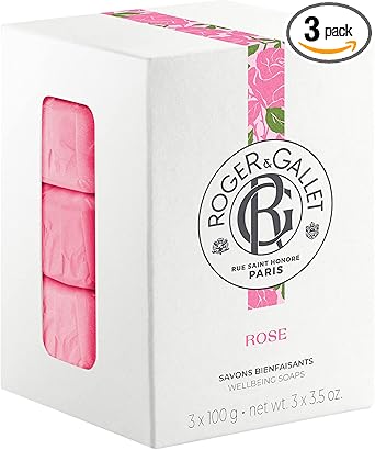 ROGER & GALLET RogerGallet Rose Soap 3 x 100g - Image 1