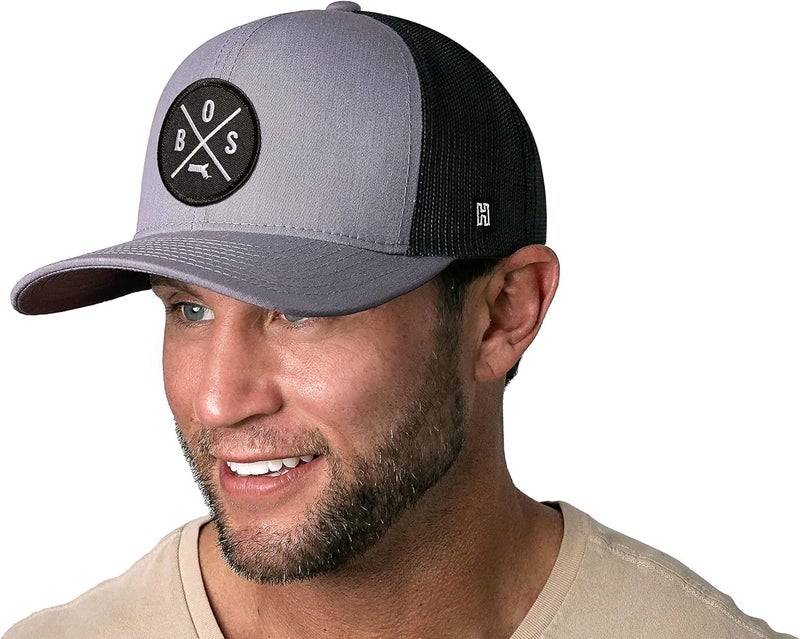 Haka State City Trucker Hat for Men & Women, Adjustable Baseball Hat, Mesh Snapback, Sturdy Outdoor Black Golf Hat - Image 3