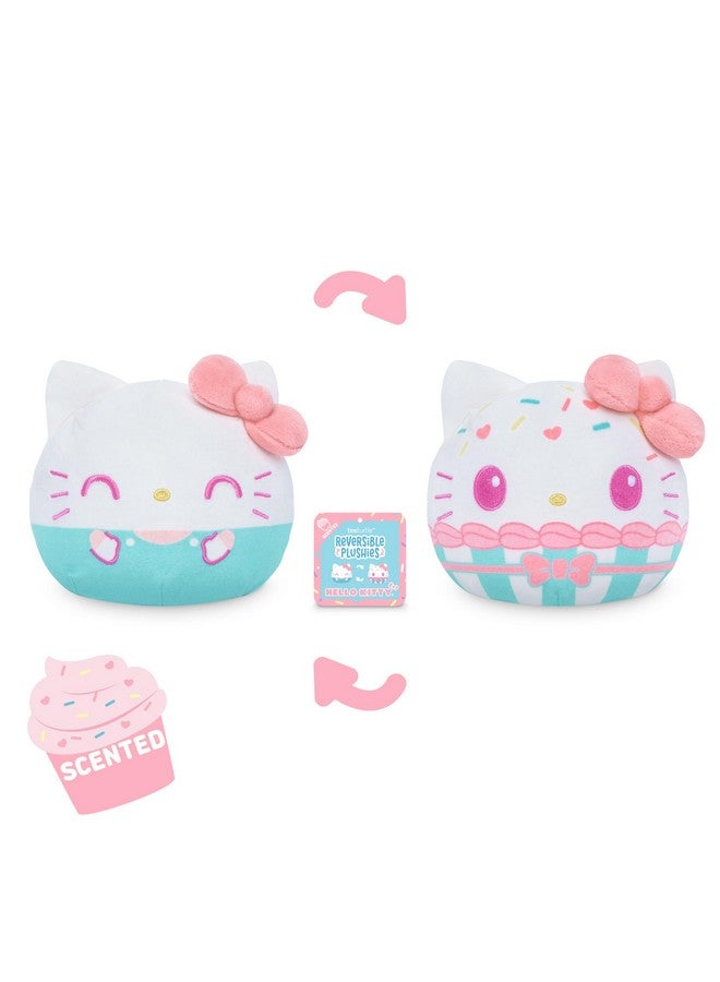 Teeturtle Hello Kitty Reversible 4" Cupcake Scented Plushie - Cute Kawaii Sanrio Soft Stuffed Animal - Smells Like Cake! - Image 5
