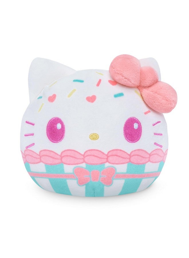 Teeturtle Hello Kitty Reversible 4" Cupcake Scented Plushie - Cute Kawaii Sanrio Soft Stuffed Animal - Smells Like Cake! - Image 1