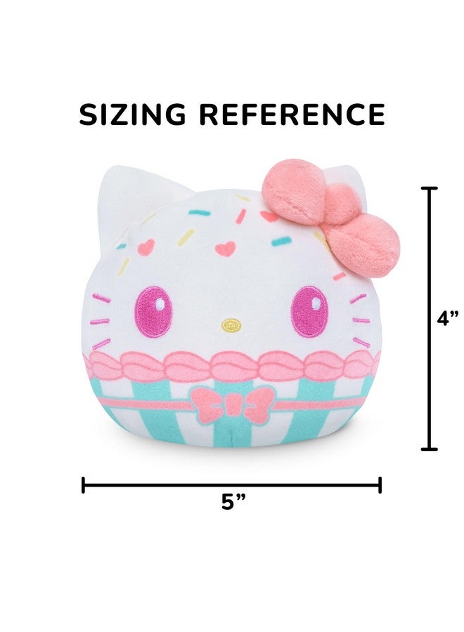 Teeturtle Hello Kitty Reversible 4" Cupcake Scented Plushie - Cute Kawaii Sanrio Soft Stuffed Animal - Smells Like Cake! - Image 4