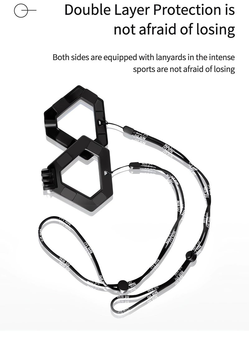 Excefore Action Camera Chest Magnetic Mount, Adjustable POV Necklace Holder Bracket for GoPro Hero 12/11/10/9, DJI Action 3/4, Insta 360 X3/Go3, and Most Action Cameras (No Phone Holder)  - Image 5