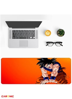 CARONIC Large Gaming Mouse Pad with Superior Micro Weave Cloth Extended Desk Mousepad with Stitched Edges Non-Slip Base Water Resist Keyboard Pad For Gamer And Office Home DBZ 77  - Image 5
