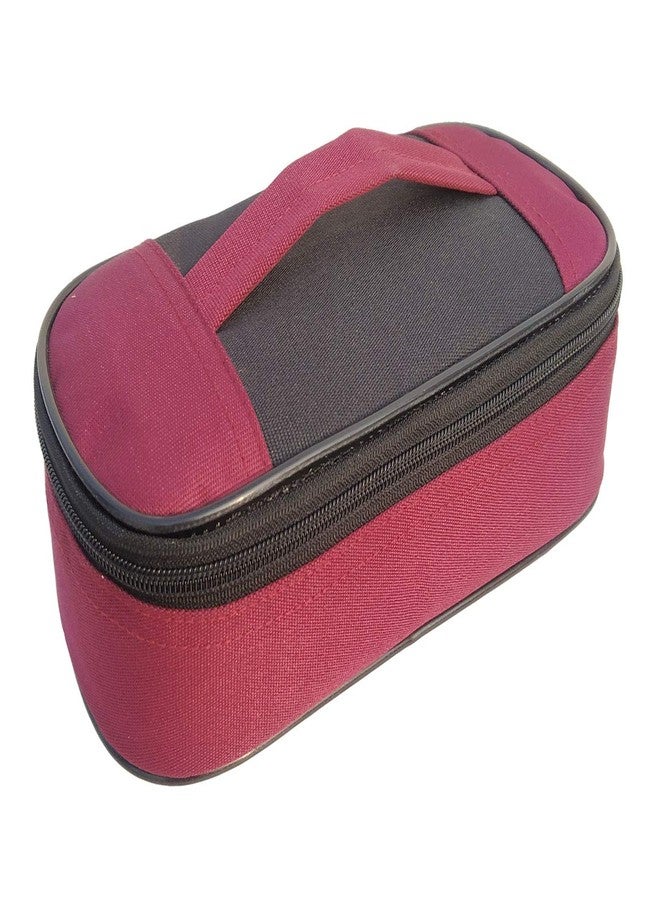 Aafeen Insulated Office Tiffin Lunch Bag (Pack Of 2, Without Containers) (Polyester, Set Of 2, Maroon), 700 Milliliter - 700 Ml - Image 2