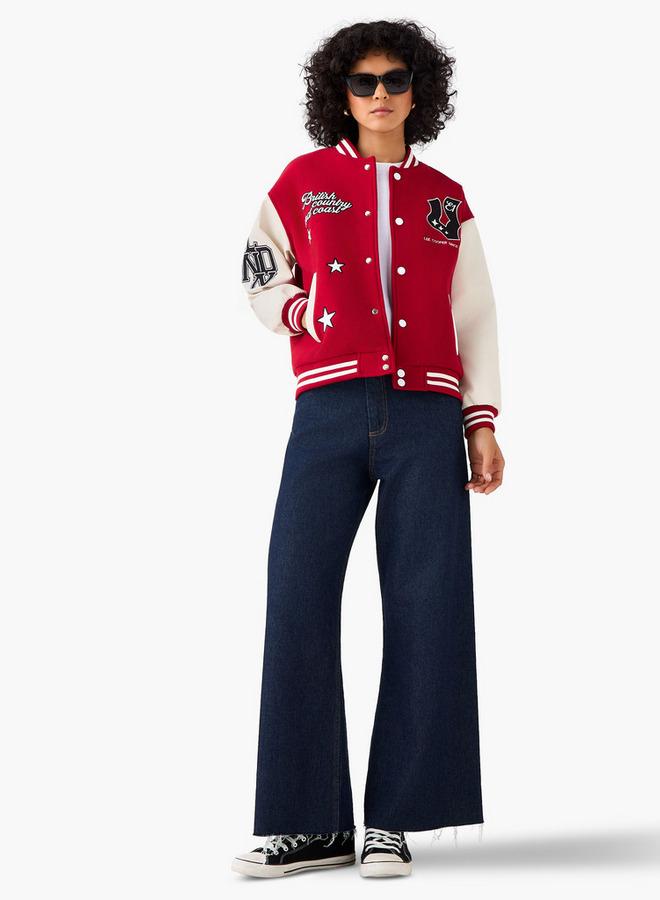 Lee Cooper Embroidered Bomber Jacket - Image 2