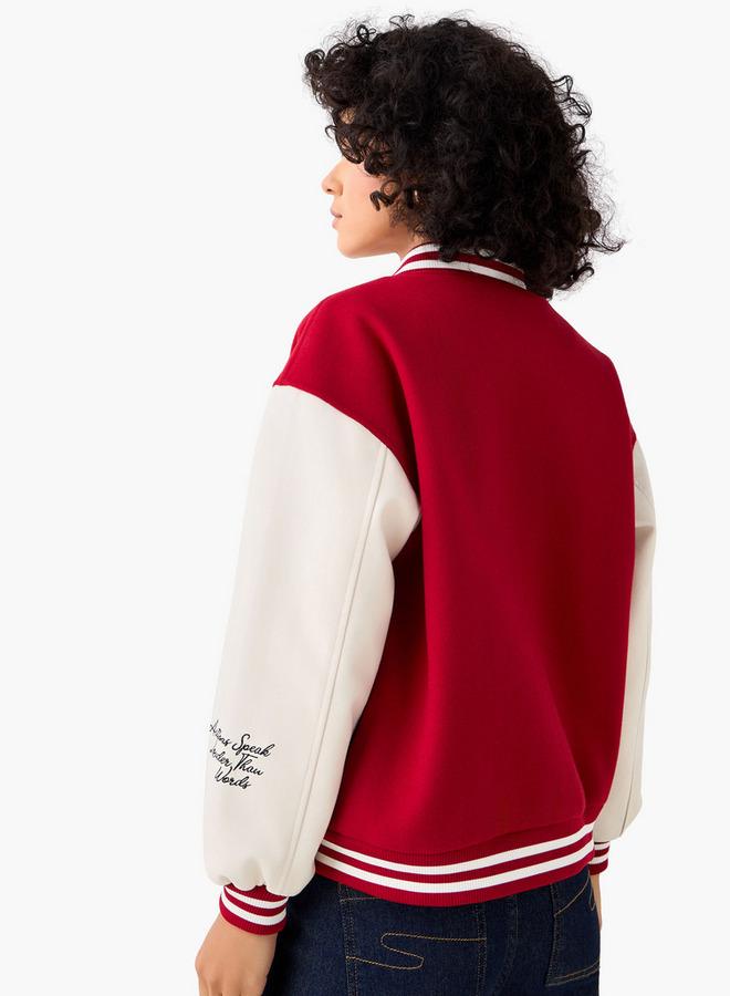 Lee Cooper Embroidered Bomber Jacket - Image 3