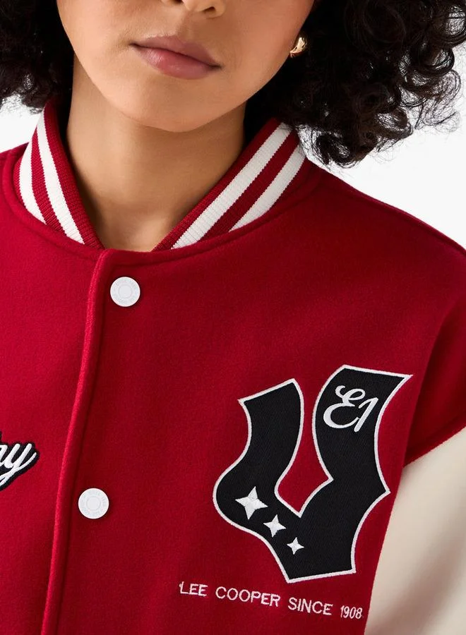 Lee Cooper  Lee Cooper Embroidered Bomber Jacket for Women | Best Price UAE