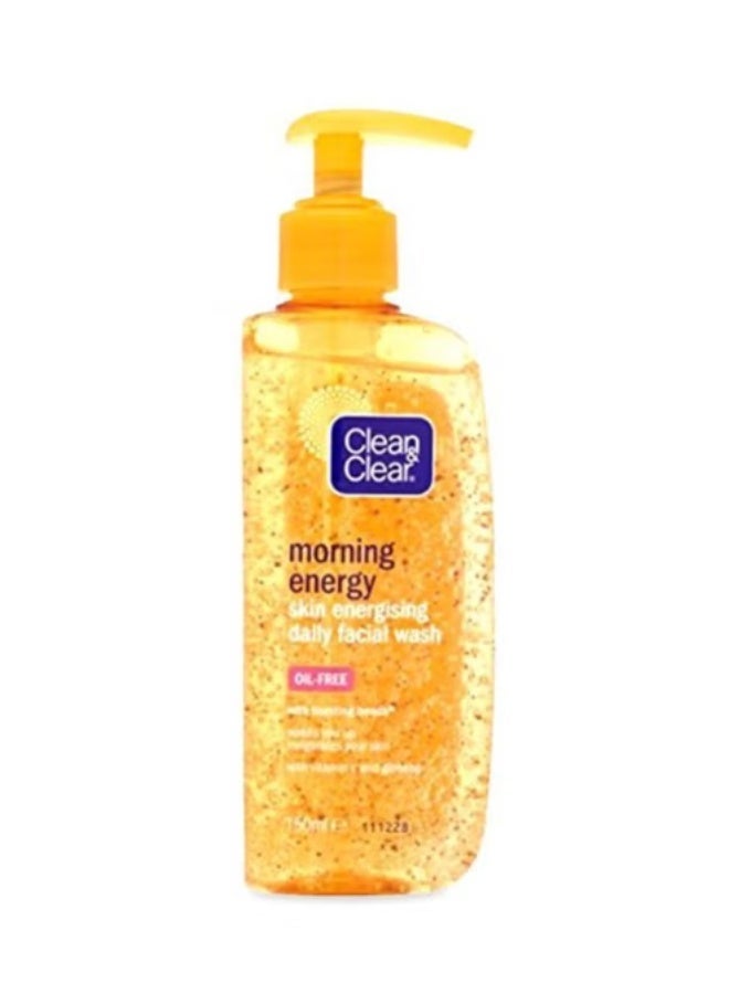Clean & Clear Morning Energy Skin Energising Daily Facial Wash 150ml - Image 1