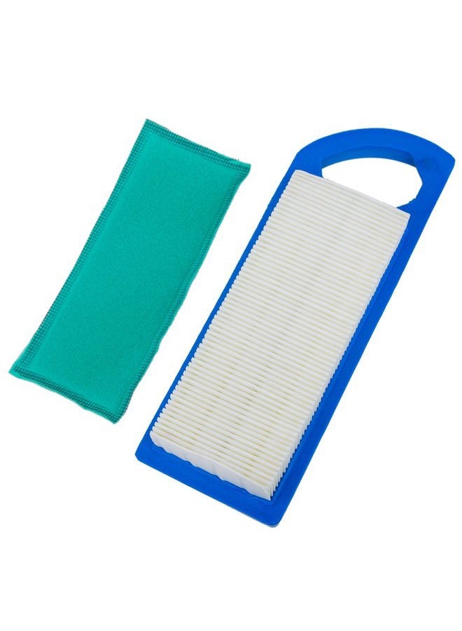 HEYZLASS 698083 697153 Air Filter Cartridge for Briggs and Stratton 697014 795115 John Deere Z225 GY20573 Stens 102-875 Lawn Mower Engine Parts Air Filter with 697015 Pre Air Cleaner (Pack of 1) - Image 1