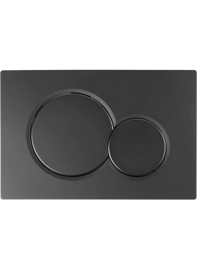 Bherunath - Bherunath Matt Black Concealed Flush Tank 80mm Thick Dual Flush Concealed CisternMatt Black Only Matt Black Concealed Cistern And Push Plate - Image 1