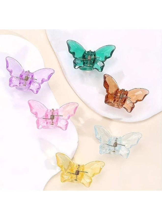 مشابك شعر بتصميم فراشة، توك شعر على شكل مخالب أنماط ثلاثية الأبعاد، توكة فراشة لطيفة، اكسسوار لتصفيف الشعر للنساء والبنات (قطعتان،خالب - Image 3