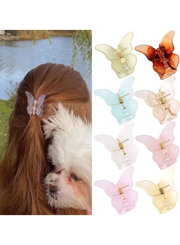 مشابك شعر بتصميم فراشة، توك شعر على شكل مخالب أنماط ثلاثية الأبعاد، توكة فراشة لطيفة، اكسسوار لتصفيف الشعر للنساء والبنات (قطعتان،خالب - Image 4