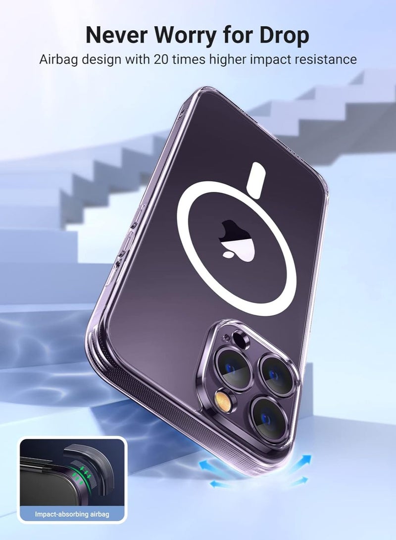 MagSafe Compatible Case Cover For Apple iPhone 14 Pro Clear - Image 4