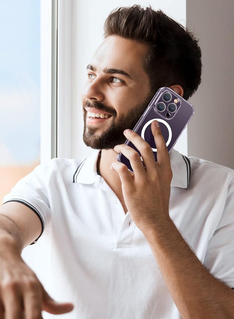 MagSafe Compatible Case Cover For Apple iPhone 14 Pro Clear - Image 3