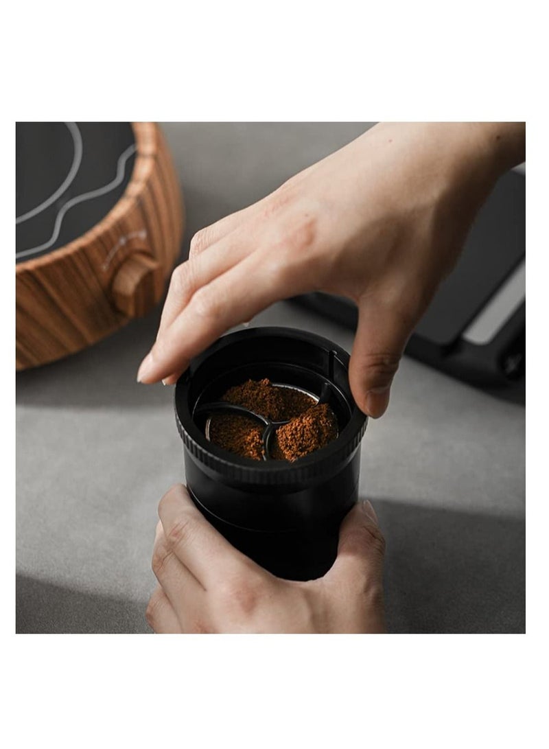 Excefore Moka Pot Powder Distributor, Coffee Distributor, Coffee Stirrer, 3-6 Cups Universal Moka Coffee Dosing Funnel, Coffee Residual Powder Collection Pot Accessories - Image 2