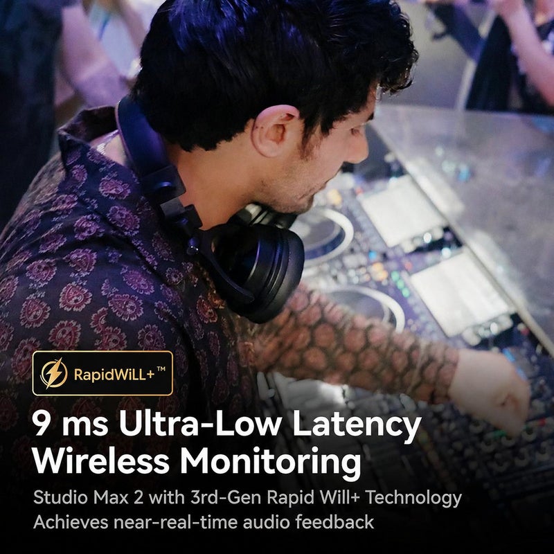 OneOdio Studio Max 2 Professional Wireless DJ Monitor Headphones - Image 4