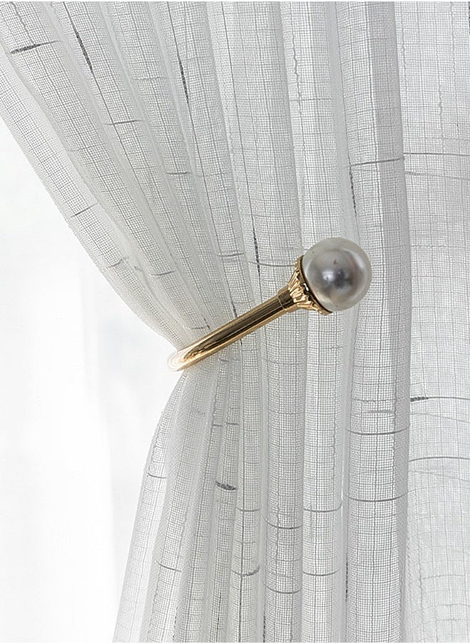 Golden Homee Sheer Curtains For Living Room 1 Piece  - Image 2