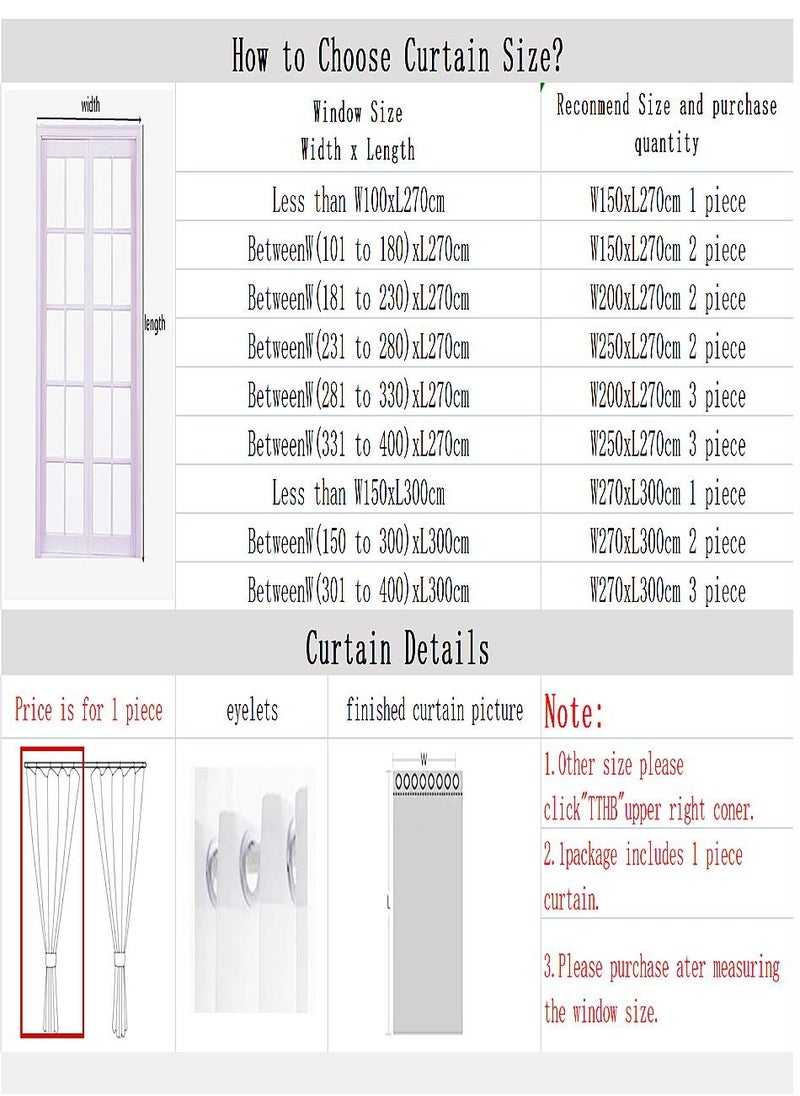 Golden Homee - Sheer Curtains For Living Room 1 Piece - Image 1