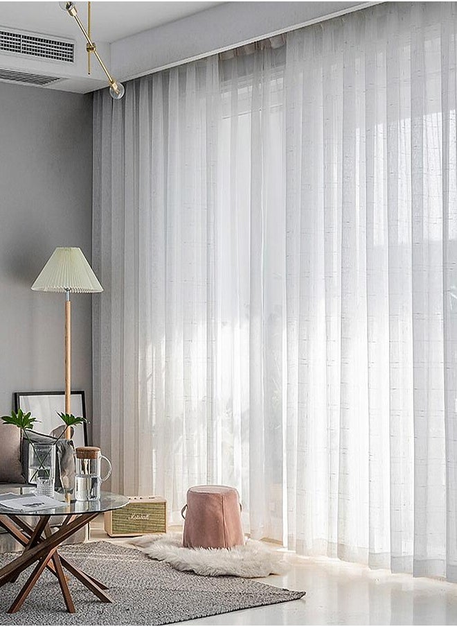 Golden Homee Sheer Curtains For Living Room 1 Piece  - Image 1