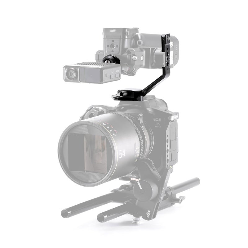 Tilta طقم توسيع تيلتا متوافق مع DJI Focus Pro | يشمل محول المقبض العلوي ليد التحكم وقاعدة تركيب دوارة لليدار - Image 3