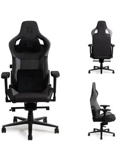 navo APEX AIR – Fusion Weave Premium Ergonomic Gaming & Computer Chair with Memory Foam Pillows, Magnetic Headrest, Built-in Adjustable Lumbar Support, 4D Armrests, 135kg Weight Capacity, 90-155° Backrest Recline - High-Quality, Comfortable Design for Long Hours, Dark Grey | APEXAIR-FW-DG  - Image 1