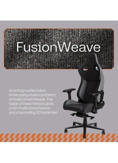 navo APEX AIR – Fusion Weave Premium Ergonomic Gaming & Computer Chair with Memory Foam Pillows, Magnetic Headrest, Built-in Adjustable Lumbar Support, 4D Armrests, 135kg Weight Capacity, 90-155° Backrest Recline - High-Quality, Comfortable Design for Long Hours, Dark Grey | APEXAIR-FW-DG  - Image 5