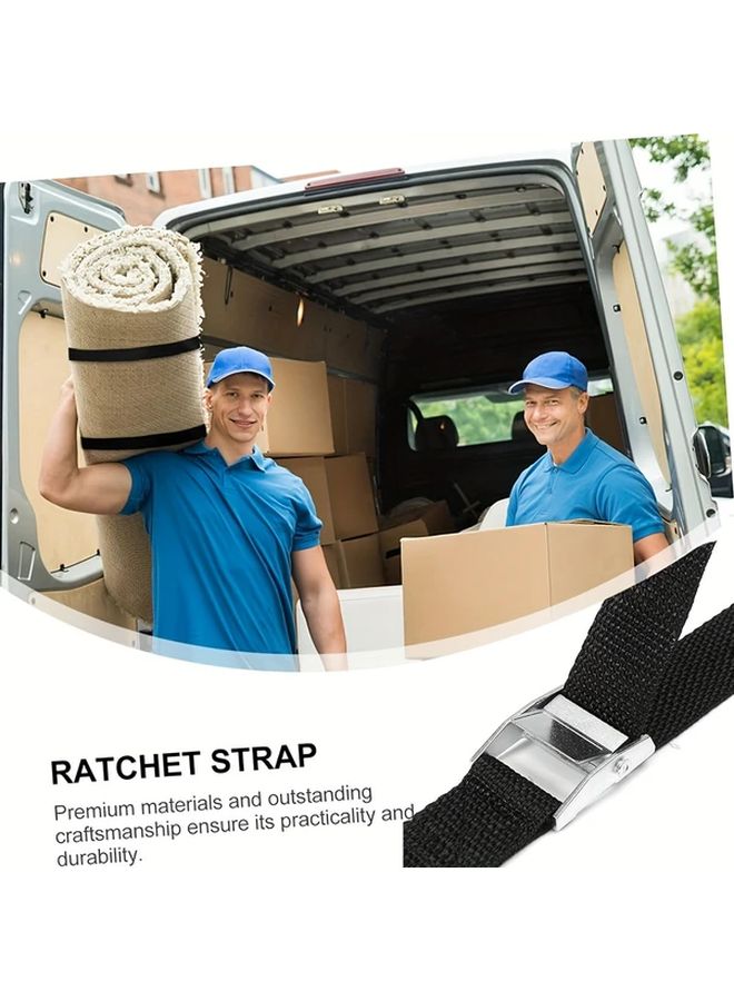 6 5 Ft Heavy Duty Adjustable Tension Straps With Metal Locks For Cargo Securement - Image 5