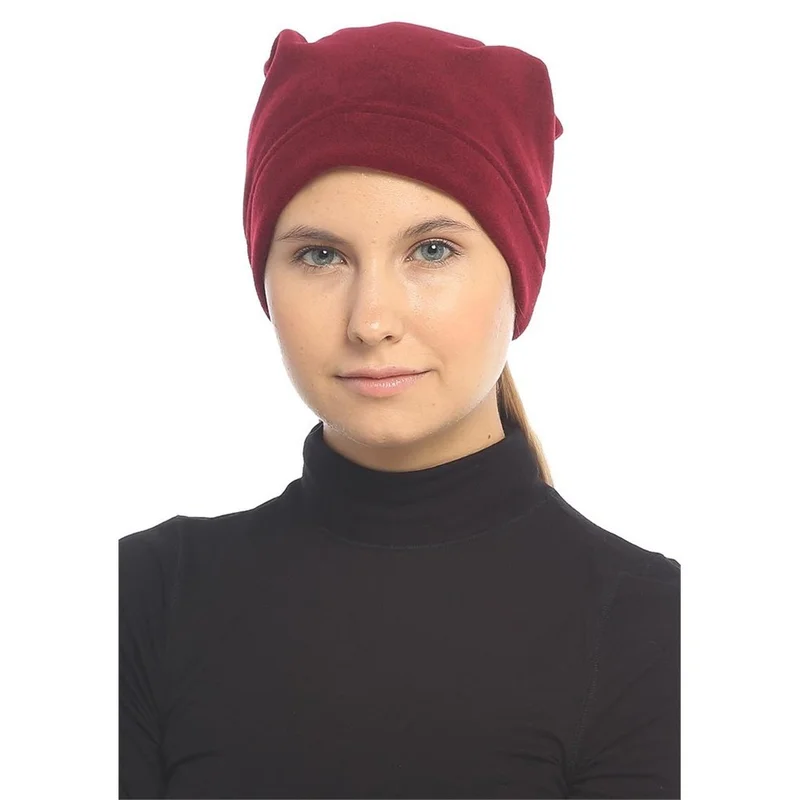 داليدا Women's Fleece Beret & Neck Collar 1213-3