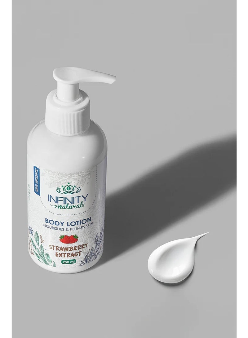 إينفينيتي لوشن الجسم الطبيعي بخلاصة الفراولة - 250 مل - Image 2