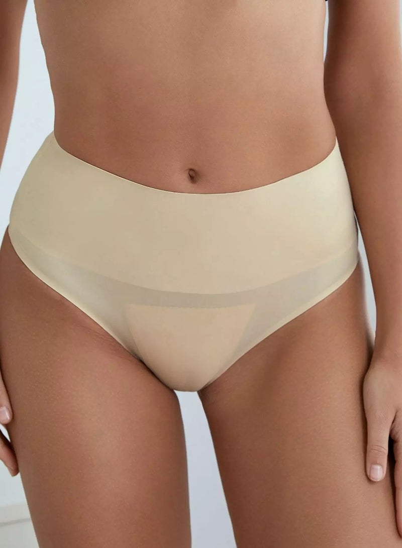 Solid Seamless Shapewear Panty  - Image 3