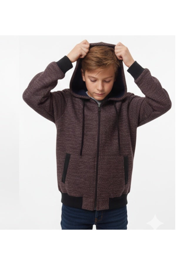 سيزار هودي أولادي مزود بسوستة وجيوب من الأمام - Image 2