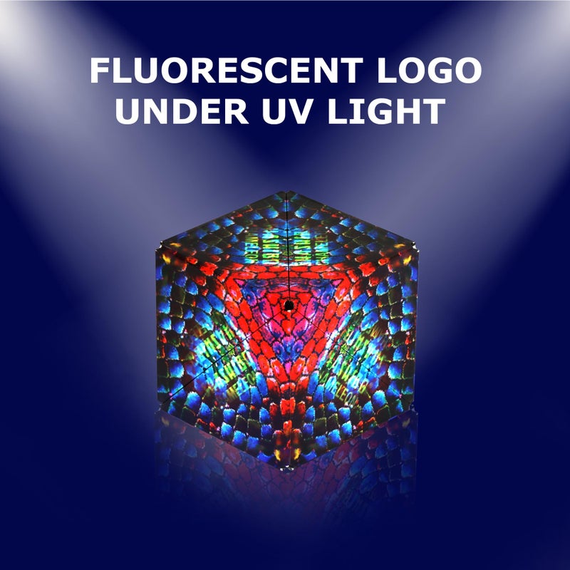 SHASHIBO Shape Shifting Box - Award-Winning, Patented Fidget Cube w/ 36 Rare Earth Magnets - Transforms Into Over 70 Shapes, Download Fun in Motion Toys Mobile App (Artist Series - The Chameleon) - Image 5