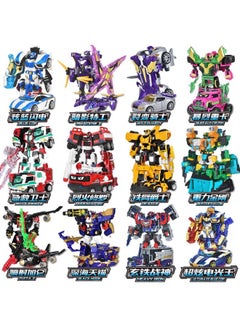Dazzle Card Fighter Dazzle Blue Lightning Deformation Super Dazzle Light King Xuan Iron War God Fire Shura Deep Sea Sky Anchor Toy-Color:Flame Lion 8131