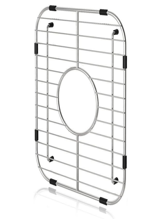 Orgneas Sink Protectors for Kitchen Sink, Single Bowl Sink Bottom Grid 12.5"x16"x1.25", 304 Premium Stainless Steel Grid Insert Sink Grate Drying Rack Centered Drain, 1 Pack - Image 1