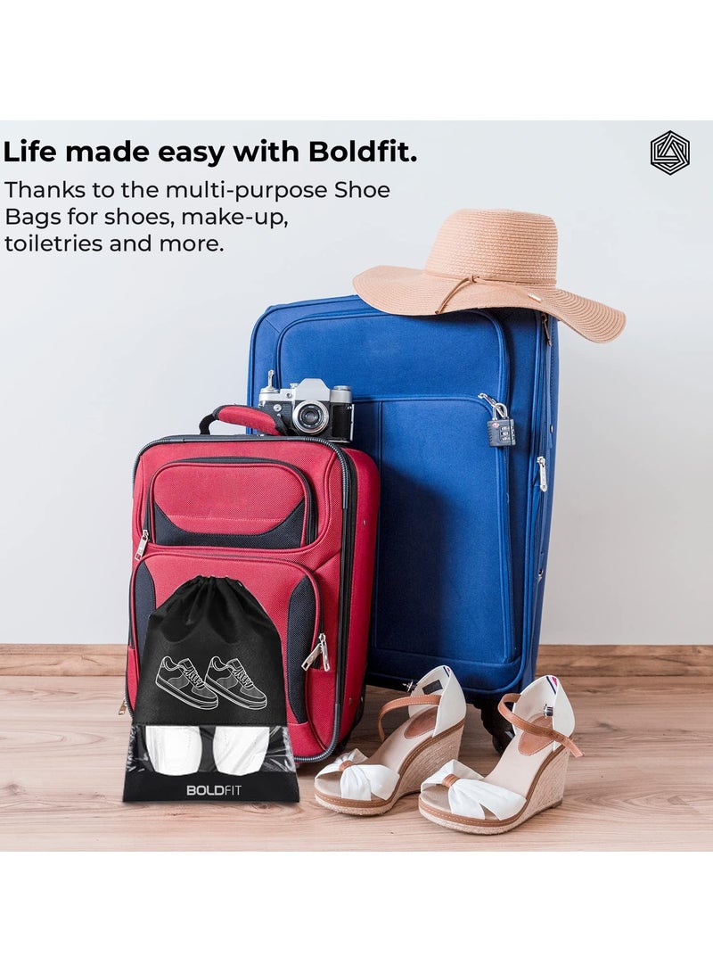 BOLDFIT Boldfit Shoe Bag for Travel & Storage Travel Organizer for Women & Men Travel Accessories Shoe Organizer Shoe Bags Pouches Travel Shoe Cover for Travelling Travel Essentials  - Image 5