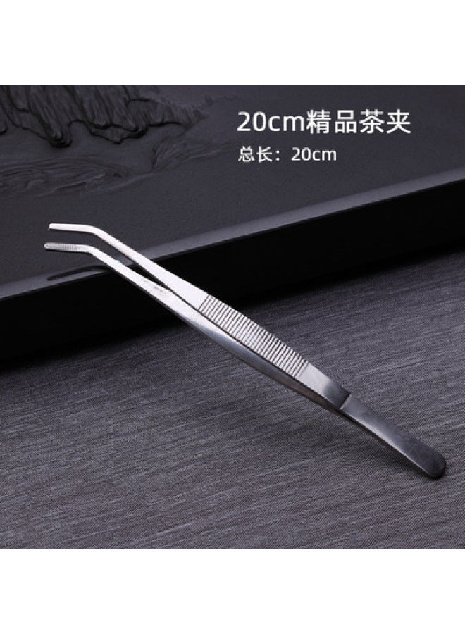 Thickened Stainless Steel 304 Tea Clip Kung Fu Tea Set Tea Ceremony Accessories Tea Cup Clip Metal Washing Cup Tea Clip Tweezers
