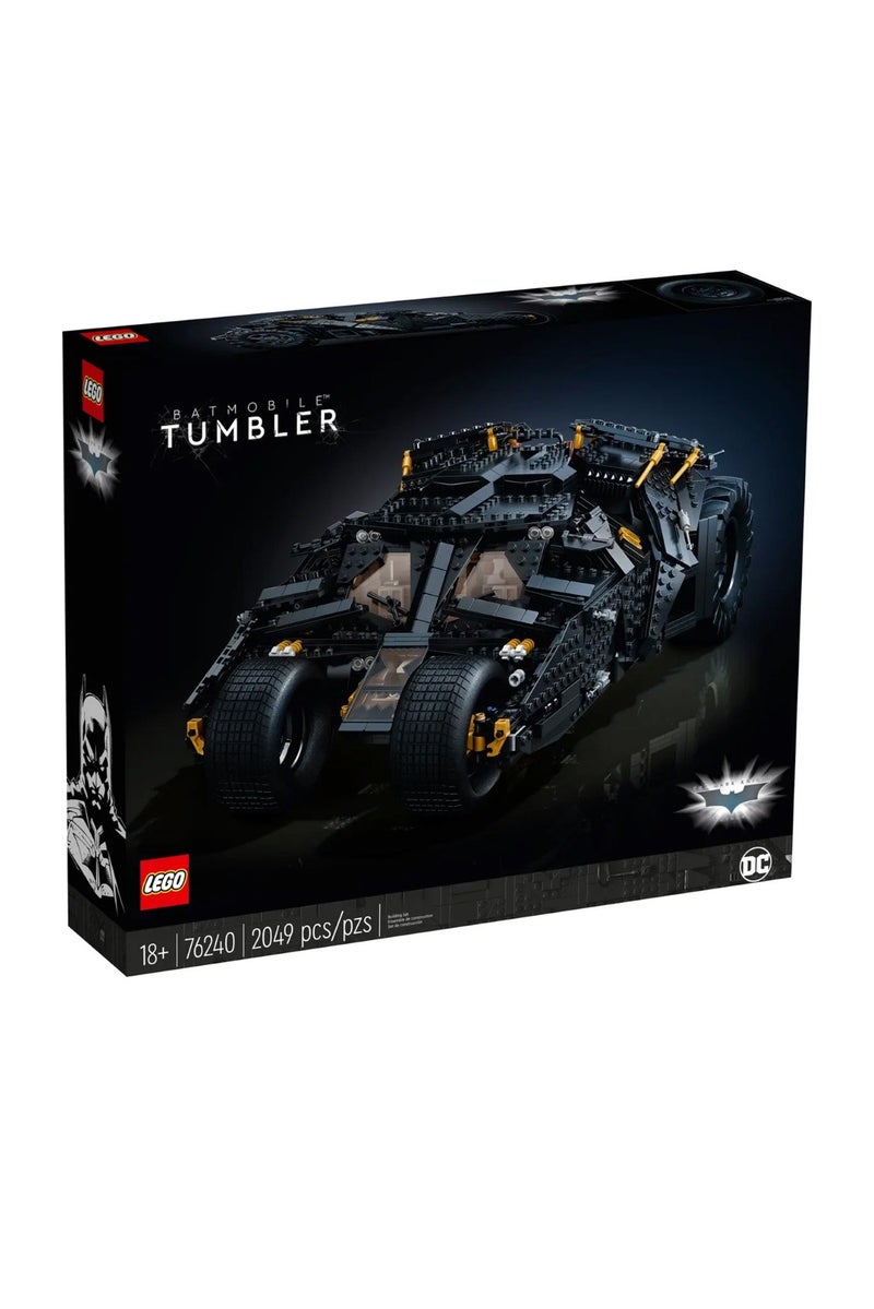 LEGO مجموعة بناء سيارة باتموبيل تومبلر من LEGO DC سوبر هيروز 76240 - 2049 قطعة - Image 1