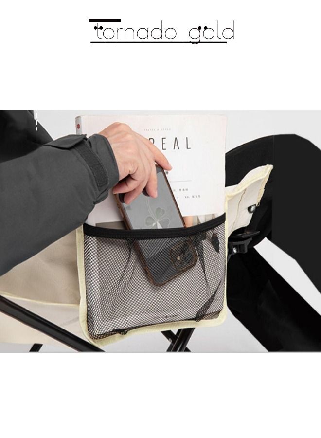 تورنيدو جولد كرسي تخييم قابل للطي وخفيف الوزن قابل للطي على شكل قمر مع حقيبة حمل - Image 5