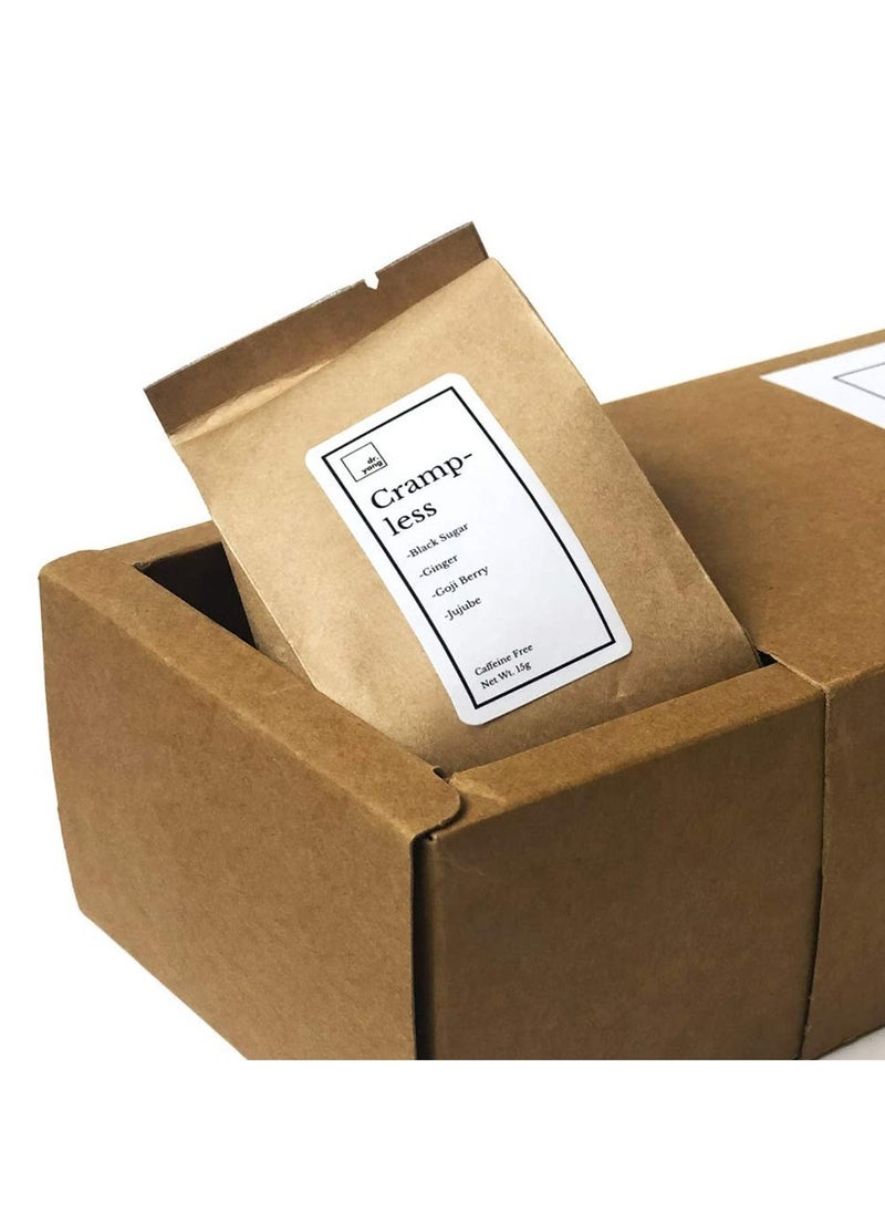 phomemo - Multi-Purpose Square Self-Adhesive Label for M110/ M120/ M200/ M220/ M221 Label Printer, 50x80mm, 100 Labels/Roll (White) - Image 1