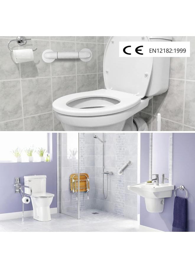 yongsheng Bath Grab Rails with Anti-Slip Grip and Safety Luminous Circles, Bath Handle, Towel Holder 30 cm-Children and Disability  - Image 3