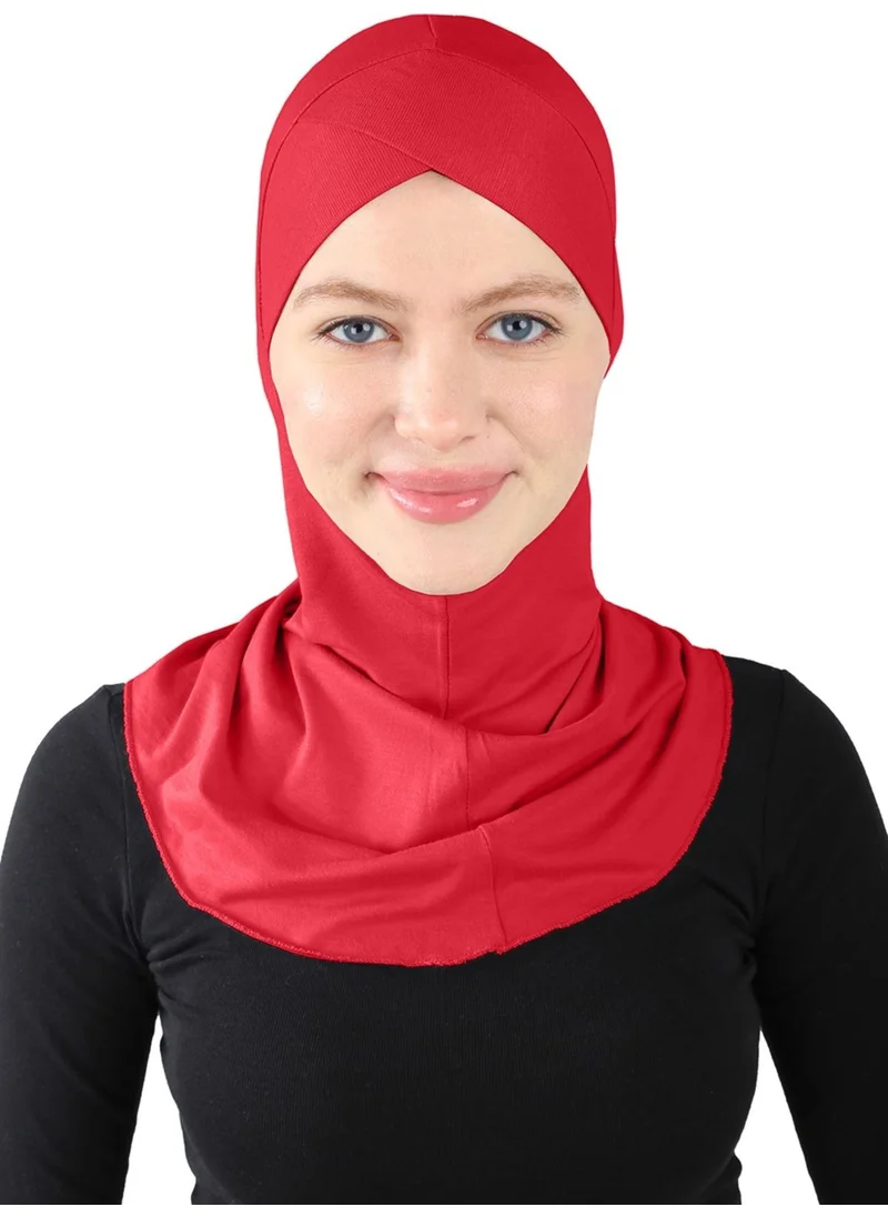 إيكاردين Cross Hijab - St 232 Red