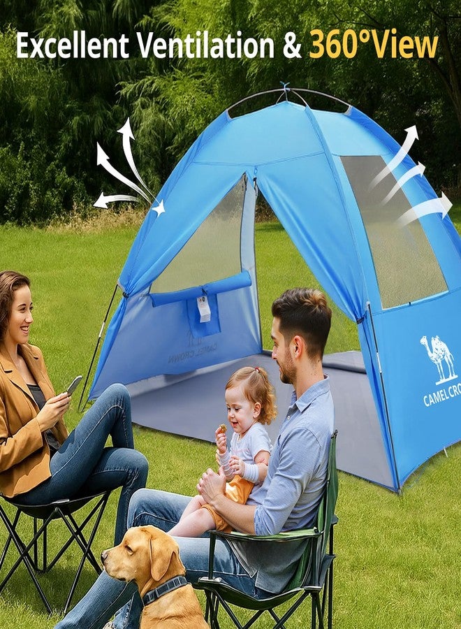 CAMEL CROWN Beach Tent Anti-UV Portable Sun Shade Shelter for 2/3/4/6 Person (Bean Green, 2/3 Person) - Image 5
